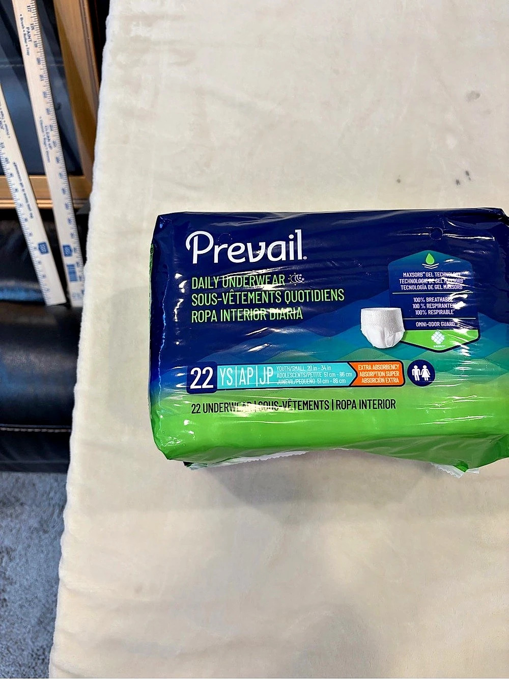 Prevail Daily Underwear Youth/Small Extra Absorbency 22-Count Youth/Small Extra